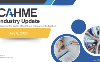 CAHME 2026 Annual Programs Update